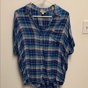 Short sleeebe flannel